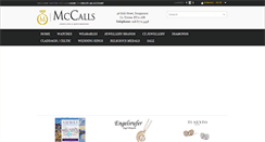 Desktop Screenshot of mccalljewellers.com